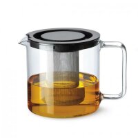 BOHEMIA CRISTAL Teekanne mit Metallsieb und...