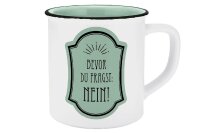 Tasse Nein Emaille-Optik 400ml
