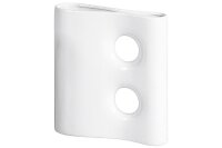 Designervase 2Kreise H22cm