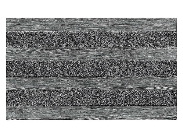 MD-ENTREE Bürstenfußmatte Woodland steel 46x76cm