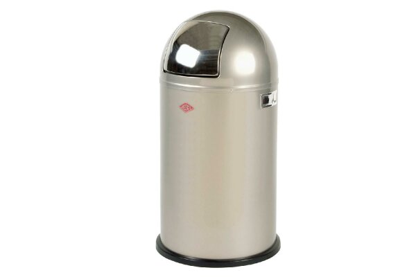 WESCO Abfallsammler Pushboy 50 l neusilber