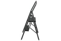 WENKO Alu-Klapptrittleiter Compact 2-stufig 45,5x91,5x6cm...