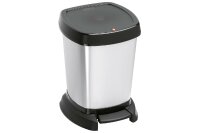 ROTHO Kosmetikeimer Paso 6l 23,4x21,9x29,2cm silber