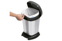 ROTHO Kosmetikeimer Paso 6l 23,4x21,9x29,2cm silber