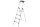 HAILO Alu-Sicherheits-Stehleiter ComfortLine L80 4Stufen