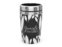 LA VIDA Display Becher Thermo to go Salt&Pepper 240ml 9Stück