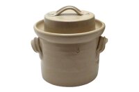 G&auml;rtopf m. Deckel 3l grau