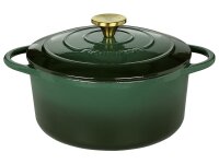 KÜCHENPROFI Bratentopf Provence rund 24cm racing green