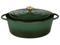 KÜCHENPROFI Bratentopf Provence oval 33cm racing green