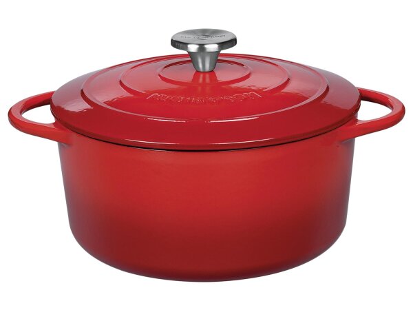 KÜCHENPROFI Bratentopf Provence rund 24cm classic red
