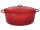 KÜCHENPROFI Bratentopf Provence oval 33cm classic red