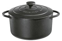 KÜCHENPROFI Bratentopf Gusseisen mit Deckel 4,2 l...