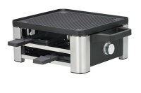 WMF 415390011 Raclette Lono 4 Pfännchen, 4 Schieber cromargan