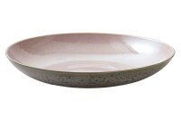 Servierplatte Biz grau/rosa