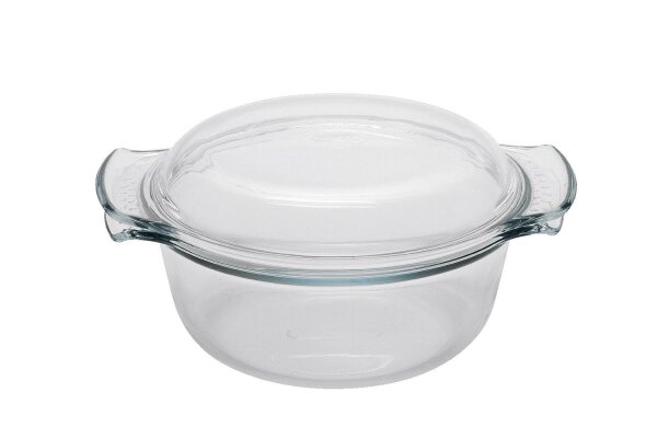 PYREX ESSENTIAL Kasserolle rund mit Deckel 1,6 + 0,5l