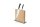 ZASSENHAUS Messerblock Magnet Eiche 28x9x25,5cm