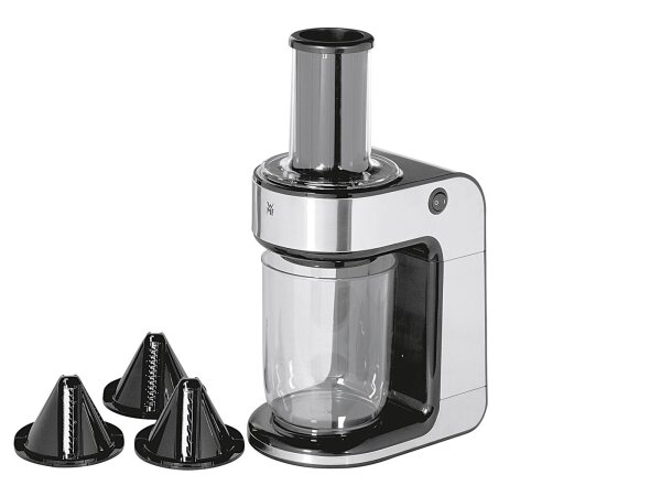 WMF Spiralschneider Kult X Auffangbehälter (1,25 l) 80 Watt Cromargan matt 