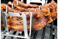 DIE HÖHLE DER LÖWEN BBQ Rescher Multi-Grillständer 19,5x9,5x7cm Edelstahl