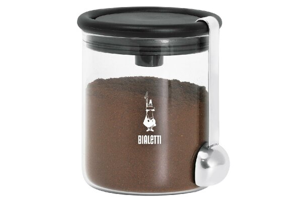 BIALETTI Kaffee-Aromabehälter Glas für 250gr gemahlenen Kaffee