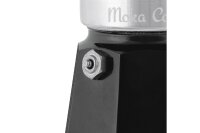BIALETTI Espressokocher Moka Express Color 6 Tassen schwarz