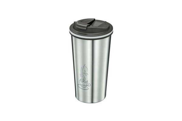 CILIO Isoliertrinkbecher Celeste 355ml Edelstahl matt