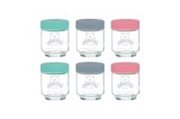 KILNER Babyglas 190ml mit Silikonverschluss 6er Set