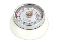 ZASSENHAUS Kurzzeitmesser Retro-Look 3cm Ø7cm creme