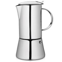 CILIO Espressokocher Aida 4 Tassen Edelstahl poliert...