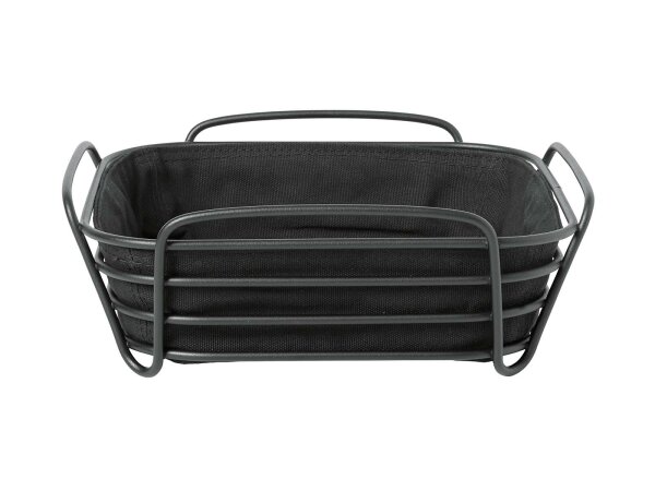 BLOMUS Brotkorb Delara 25x25x9,3cm schwarz
