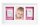 PEARHEAD Wandbilderrahmen Baby Deluxe mit Abdruck