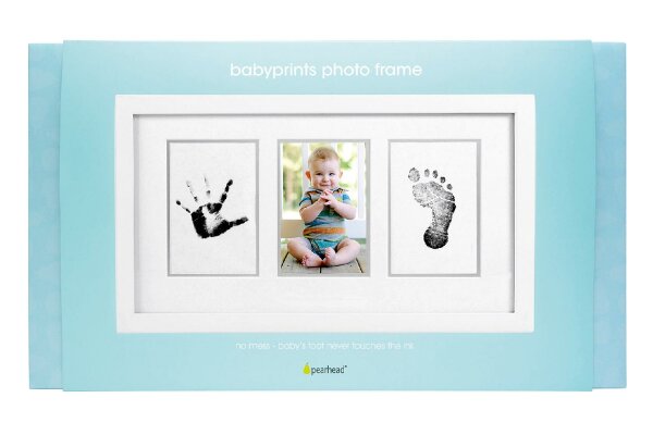 PEARHEAD Baby Fotorahmen mit Abdruck