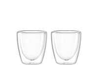 LEONARDO Becher Duo 100ml doppelwandig 2er Set