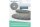 Stillkissen Pic Bear Premium 194cm Sterne grau