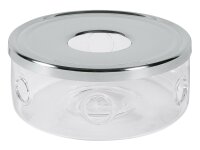 BREDEMEIJER Teewärmer Glas mit Edelstahlplatte
