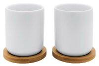 BREDEMEIJER Teebecher Umea mit Untersetzer 200ml 2er Set...