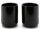 BREDEMEIJER Teebecher Umea mit Untersetzer 200ml 2er Set schwarz