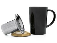 BREDEMEIJER Teebecher Bamboo 400ml mit Filter und Deckel...