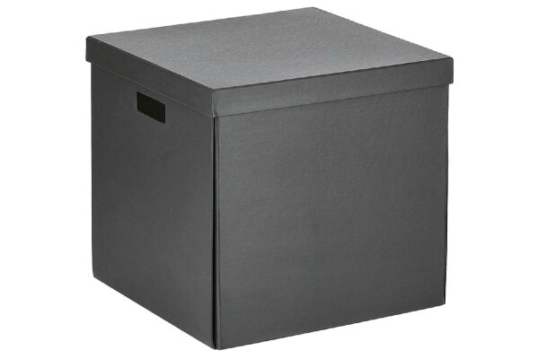 ZELLER PRESENT Aufbewahrungsbox 33,5x33x32cm schwarz