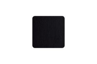 ASA Glasuntersetzer Lederoptik schwarz 10x10cm 4Stück