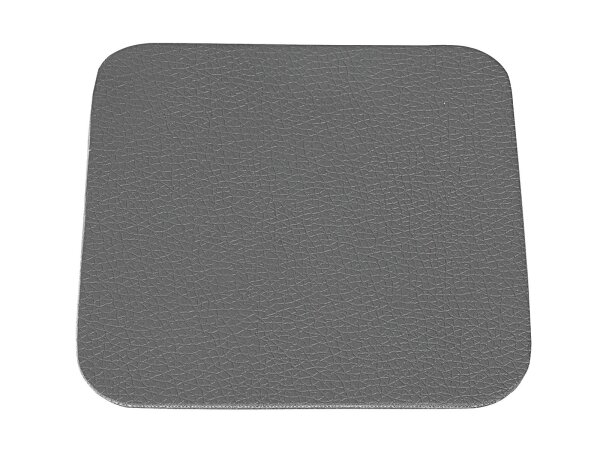 ASA Glasuntersetzer Lederoptik basalt 10x10cm 4Stück