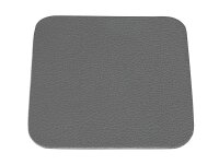 ASA Glasuntersetzer Lederoptik basalt 10x10cm 4Stück