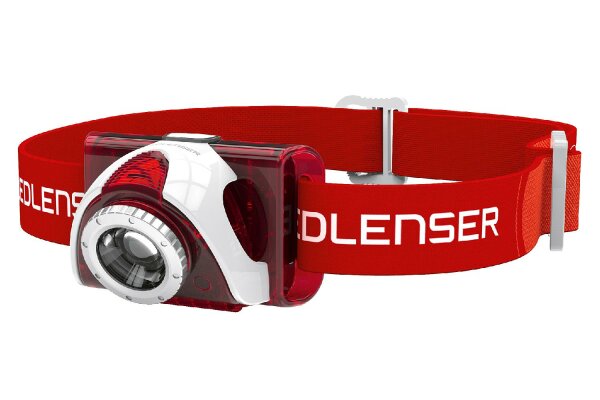 LED LENSER Sport-Stirnlampe 6006 SEO5 rot