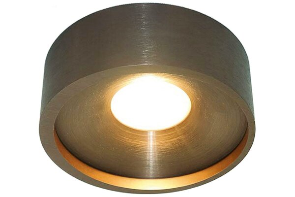 MY LIGHT Deckenleuchte Orlando LED 10 W 1-flammig Aluminium bronze