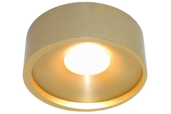 MY LIGHT Deckenleuchte Orlando LED 10 W 1-flammig Aluminium gold