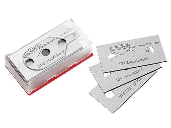 KÜCHENPROFI Ersatzklingen im Spender für Ceranfeldschaber 10 Pack