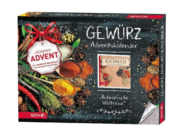Adventskalender Gewürz "Kochen um die Welt "