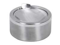 APS Aschenbecher Edelstahl matt 7cm Ø12cm