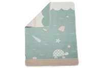 FUSSENEGGER Babydecke Juwel Schildkröte 70x90cm...