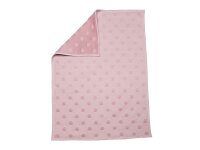 FUSSENEGGER Babydecke Riga Punkte 70x90cm rosa