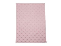 FUSSENEGGER Babydecke Riga Punkte 70x90cm rosa